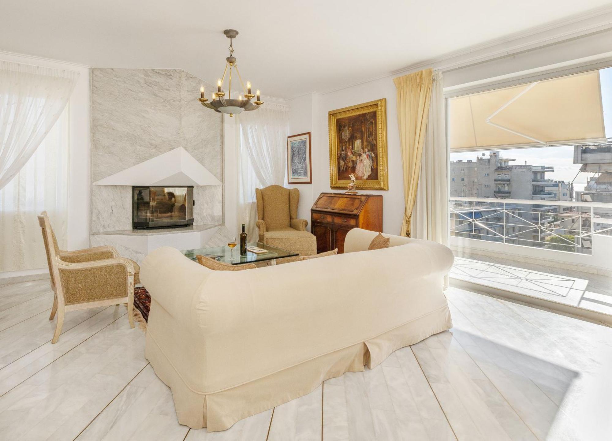 Nice Sea View Elegant Apartment Athén Kültér fotó